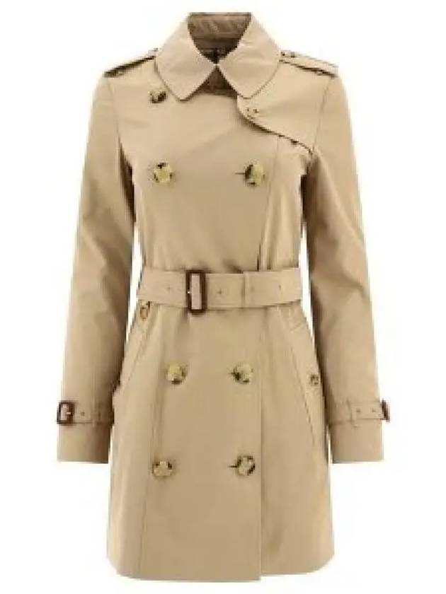 Short Chelsea Heritage Trench Coat Beige - BURBERRY - BALAAN 2