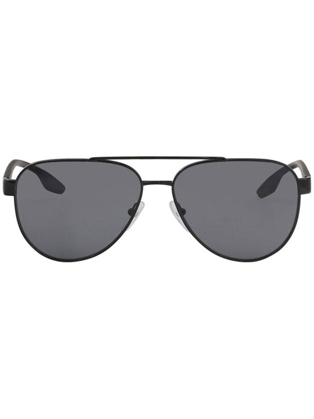 Eyewear Logo Polarized Sunglasses Black Grey - PRADA - BALAAN 1