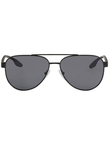 Eyewear Logo Polarized Sunglasses Black Grey - PRADA - BALAAN 1