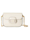 Horsebit 1995 Leather Mini Shoulder Bag White - GUCCI - BALAAN 1