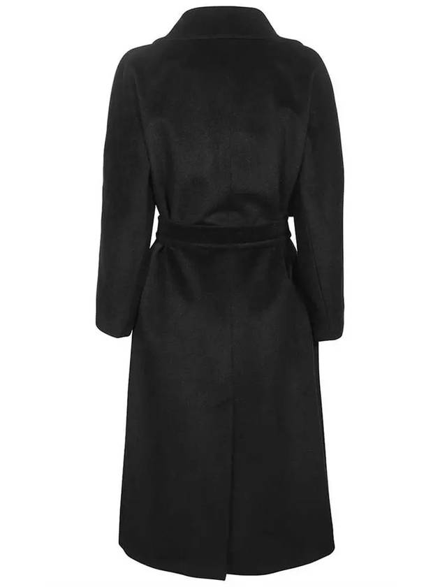 Tempera Wool Blend Single Coat Black - MAX MARA - BALAAN 4
