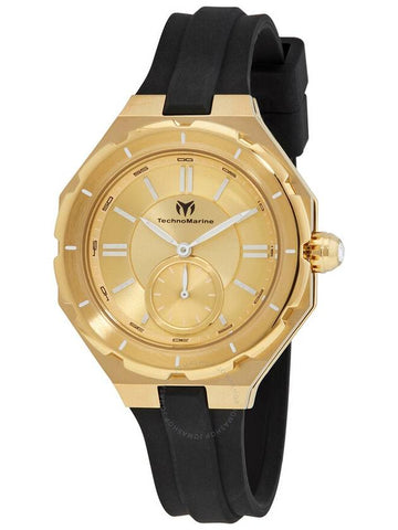 Technomarine Cruise Sea Lady Quartz Gold Dial Watch TM-120038 - TECHNOMARINE - BALAAN 1