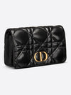 Caro Macrocannage Mini Cross Bag Black - DIOR - BALAAN 3