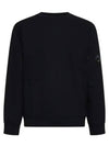 Diagonal Raised Fleece Lens Sweatshirt Black - CP COMPANY - BALAAN 2