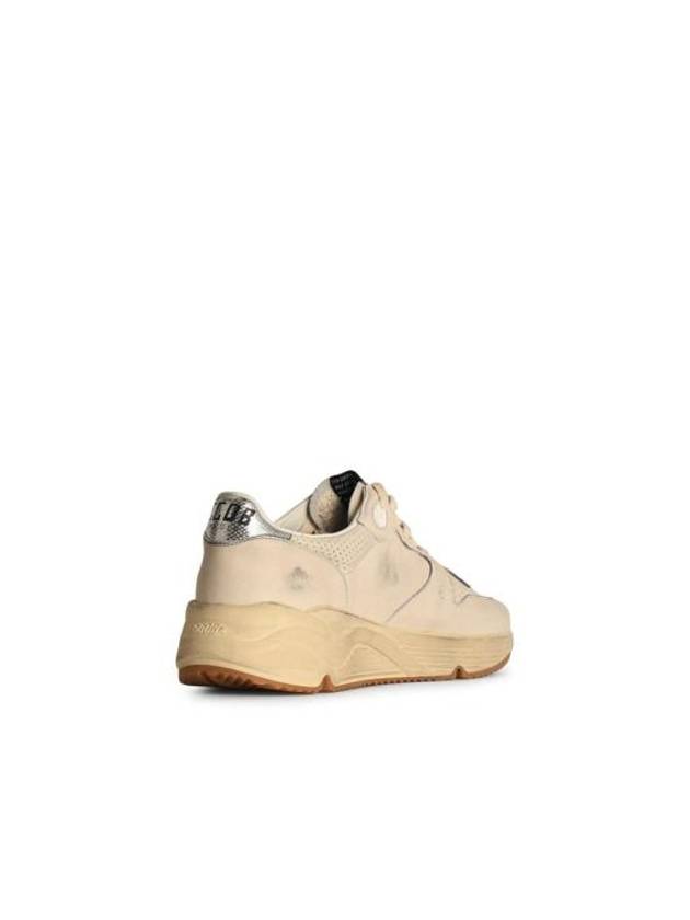 Running Sole Silver Tab Low Top Sneakers Ivory - GOLDEN GOOSE - BALAAN 4