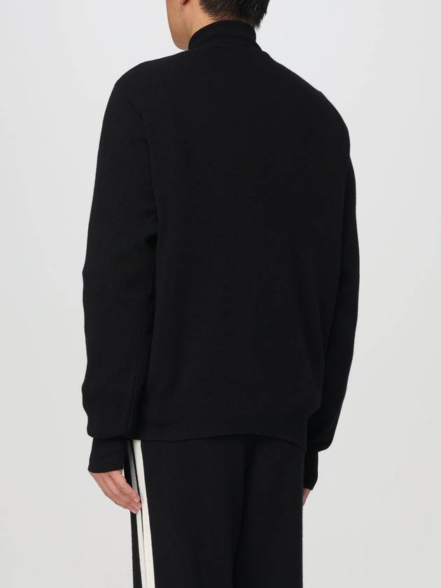 Palm Angels Wool Cashmere Track Jacket Black - PALM ANGELS - BALAAN 4