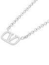 V Logo Signature Necklace J0N96MET 172 - VALENTINO - BALAAN 3