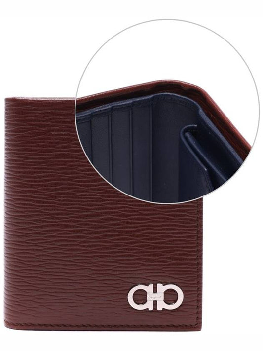 Revival Gancini Half Wallet Brown - SALVATORE FERRAGAMO - BALAAN 2