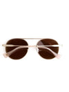 Agata Women s Sunglasses High Bridge Round Matte Gold SAG1102 - AGATHA APPAREL - BALAAN 3