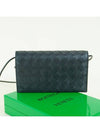 Intrecciato Wallet Cross Bag Black 708586VCPP3 - BOTTEGA VENETA - BALAAN 1