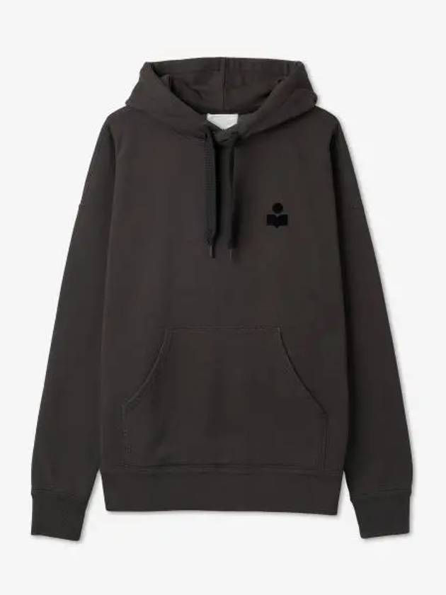 Malek Logo Hoodie Faded Black - ISABEL MARANT - BALAAN 2