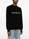 Logo Wool Knit Top Black - GIVENCHY - BALAAN 5