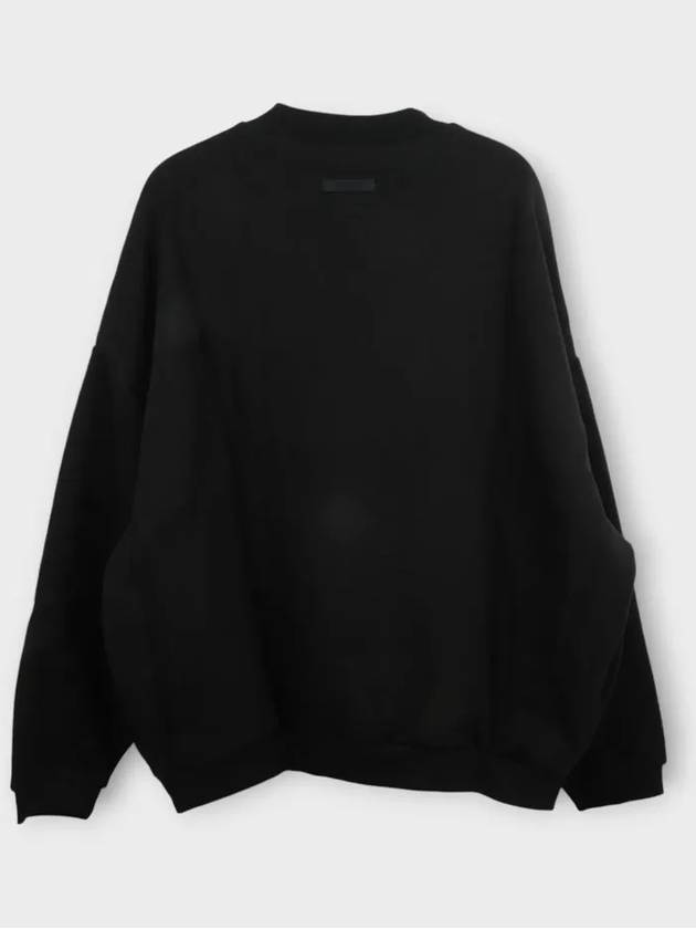 Fleece State Crew Neck Sweatshirt Black 192BT246260F - FEAR OF GOD ESSENTIALS - BALAAN 3