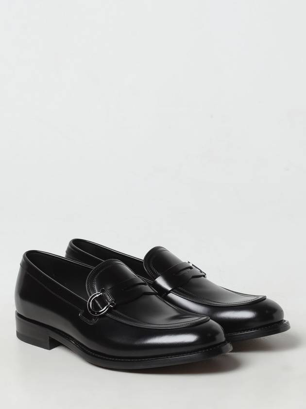 Gancini Ornament Loafer Black - SALVATORE FERRAGAMO - BALAAN 3