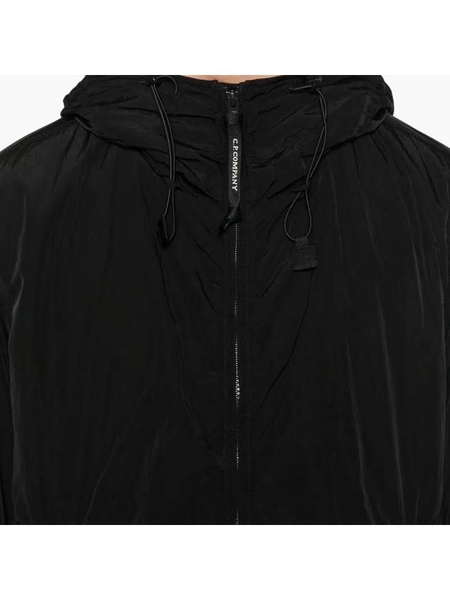 Chrome R Nylon Hooded Jacket Black - CP COMPANY - BALAAN 6