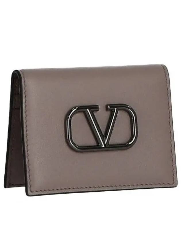 V logo signature men s card wallet P0T39VTQ 416 - VALENTINO - BALAAN 1