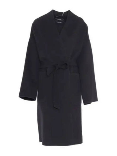 Eris Belt Virgin Wool Single Coat Black - MAX MARA - BALAAN 2