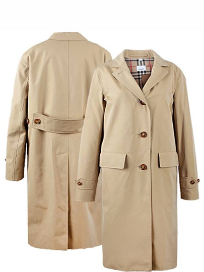 Farringdon Gabardine Wrap Trench Coat Beige - BURBERRY - BALAAN 2