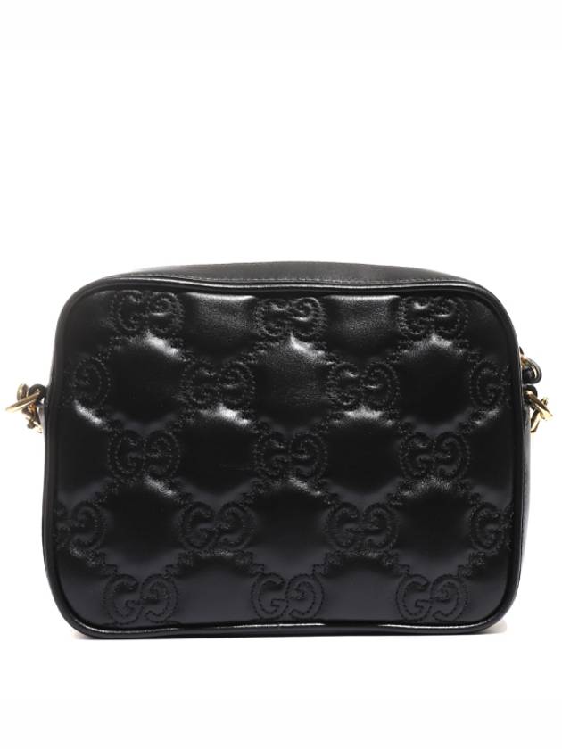 GG Matelasse Leather Cross Bag Black - GUCCI - BALAAN 3