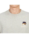 Fox Head Patch Crew Neck Long Sleeve T-Shirt Grey - BARBOUR - BALAAN 7