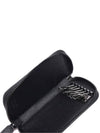 Saffiano Metal Logo Zipper Key Case Black - PRADA - BALAAN 7