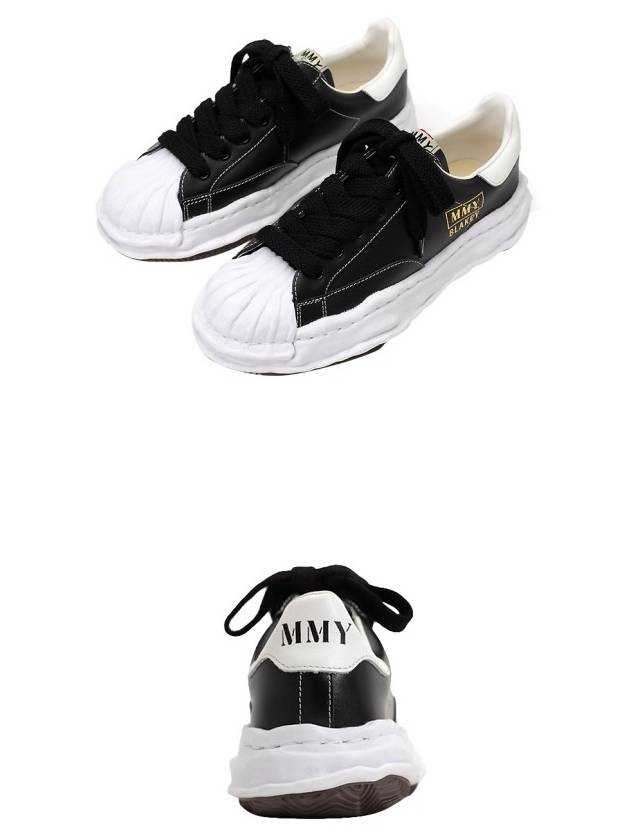 Blakey Logo OG Sole Low Top Sneakers Black - MAISON MIHARA YASUHIRO - BALAAN 6