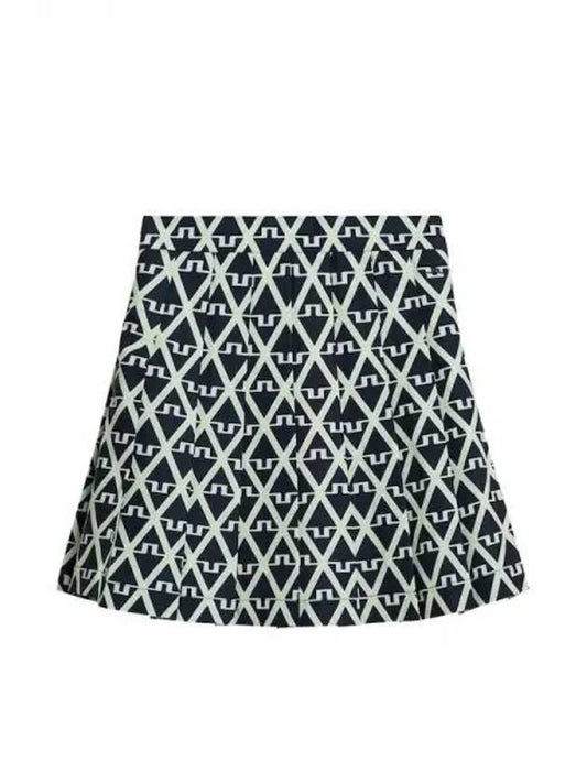 Golf Adina Print Skirt Geo JL Navy - J.LINDEBERG - BALAAN 2