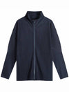 Pleats Zip-Up Cardigan Blue - ISSEY MIYAKE - BALAAN 2