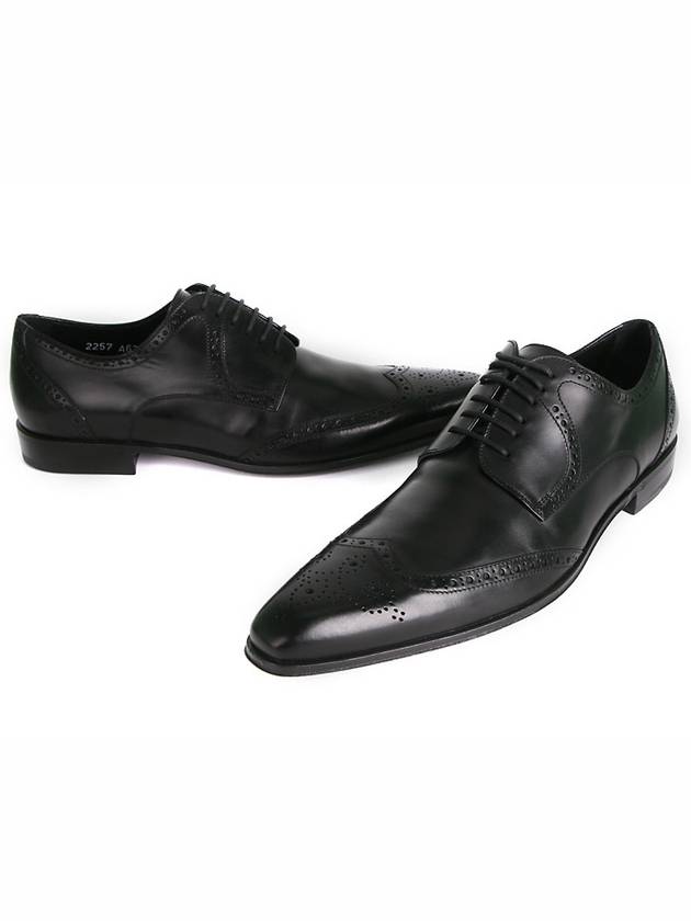 Men's Leather Brogues Black - DOLCE&GABBANA - BALAAN 2