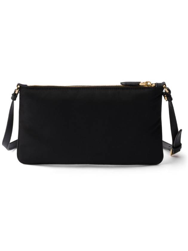 Triangle Logo Pouch Shoulder Bag Black - PRADA - BALAAN 3