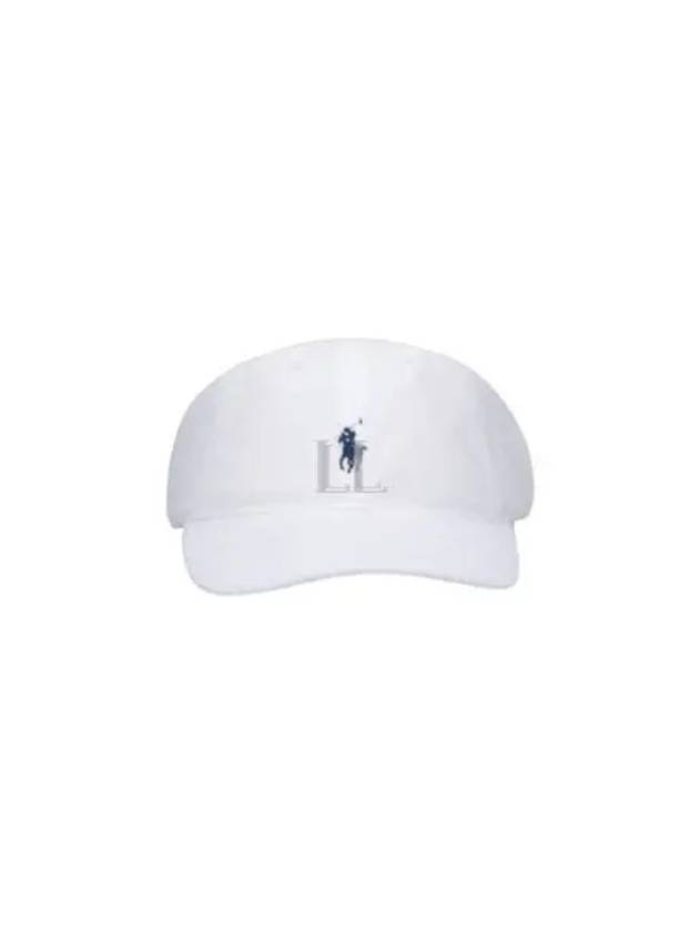 Pony Logo Cotton Terry Ball Cap White - POLO RALPH LAUREN - BALAAN 2