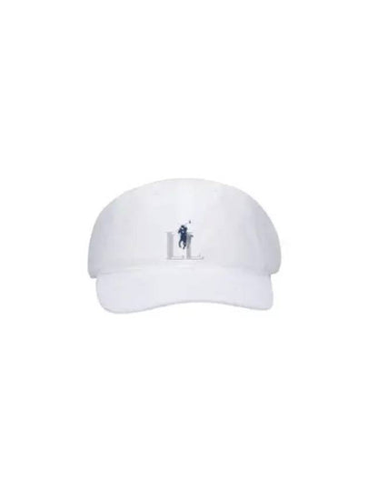 Pony Logo Cotton Terry Ball Cap White - POLO RALPH LAUREN - BALAAN 2