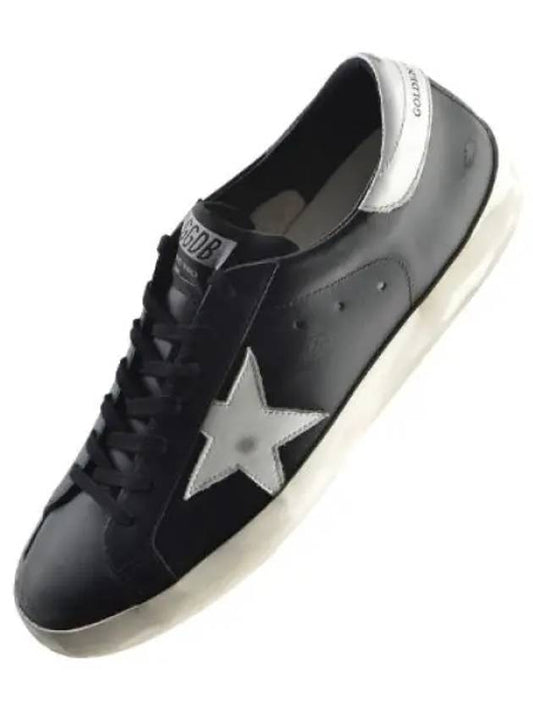 Superstar Sneakers Black Leather Shiny Star Men s - GOLDEN GOOSE - BALAAN 1