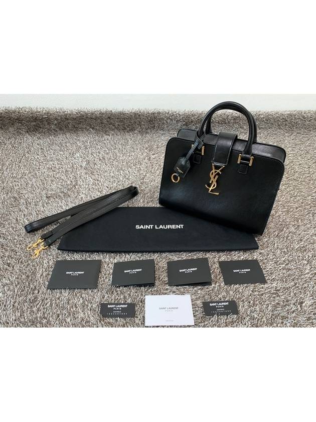 Yip Cabas Tote Bag Black Gold - SAINT LAURENT - BALAAN 2