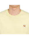 Fox Head Patch Classic Short Sleeve T-Shirt Yellow - MAISON KITSUNE - BALAAN 6