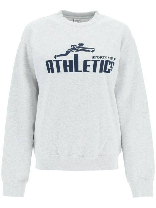 Athletic Sweatshirt Gray - SPORTY & RICH - BALAAN 1