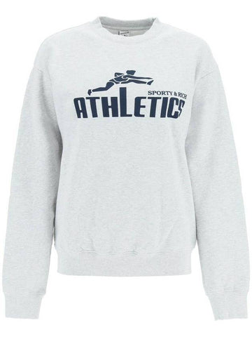 Athletic Sweatshirt Gray - SPORTY & RICH - BALAAN 1