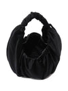 Ruffle Velvet Shoulder Bag Black - JW ANDERSON - BALAAN 3