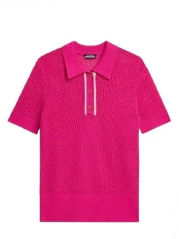 Syndra open knit polo shirt GWKW09332 - J.LINDEBERG - BALAAN 2