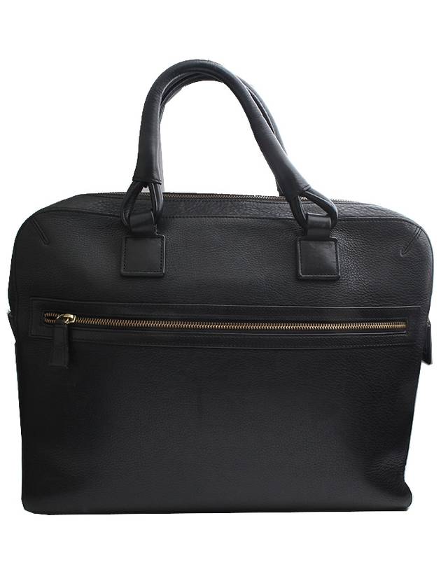 Black leather briefcase - DUNHILL - BALAAN 3