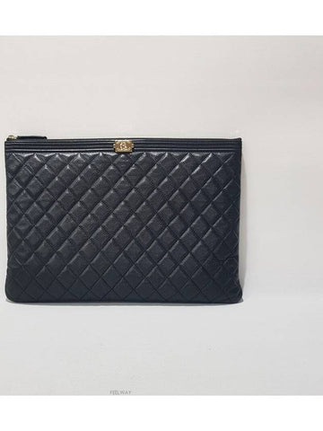 Boy clutch bag large - CHANEL - BALAAN 1