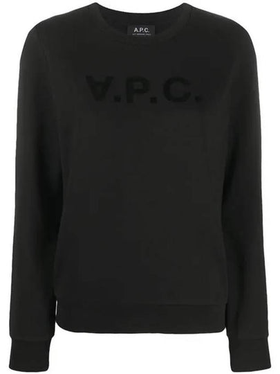 VPC Logo Sweatshirt Black - A.P.C. - BALAAN 2