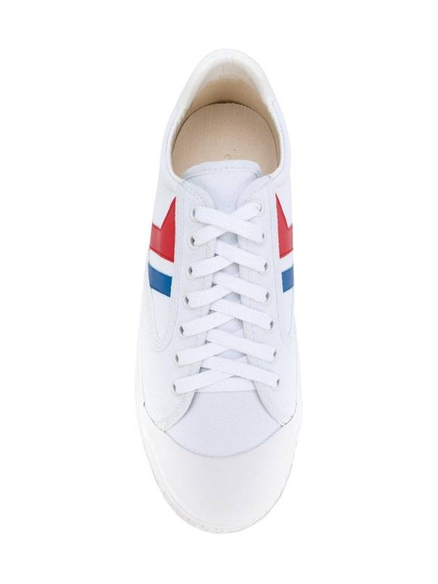 Plimsoll Canvas Low Top Sneakers White - CELINE - BALAAN 5