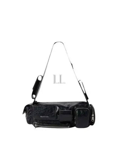 Superbusy XS Sling Shoulder Bag Black - BALENCIAGA - BALAAN 2