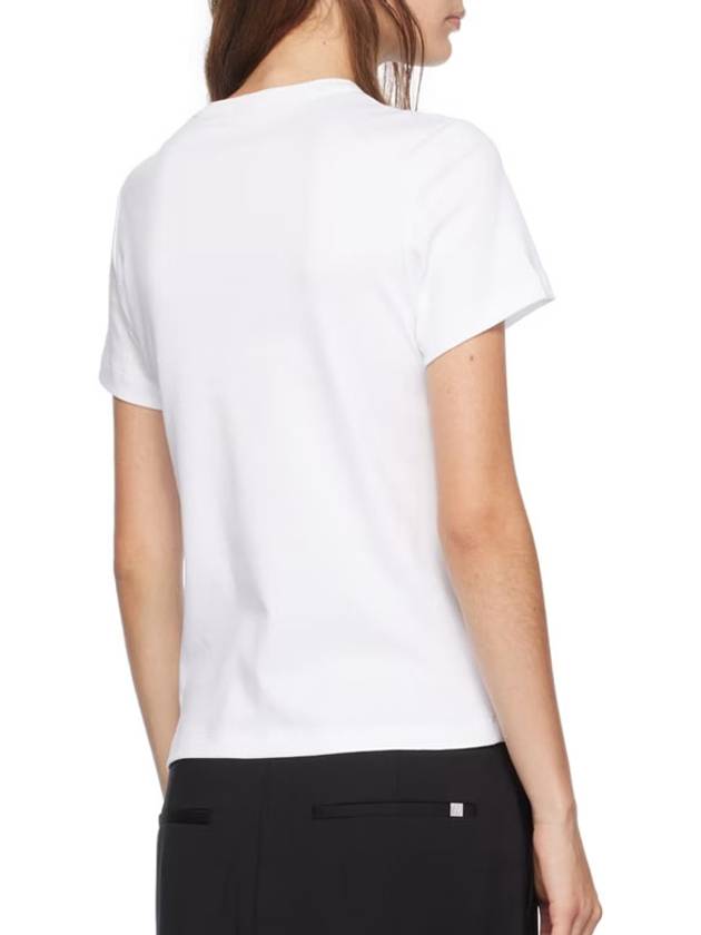 Crew Neck Short Sleeve T-Shirt White - HELMUT LANG - BALAAN 8