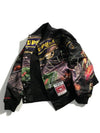 x Mitchell Ness Stadium Satin Varsity Jacket Black ® Mitchell Ness® Stadium Satin Varsity Jacket - SUPREME - BALAAN 1