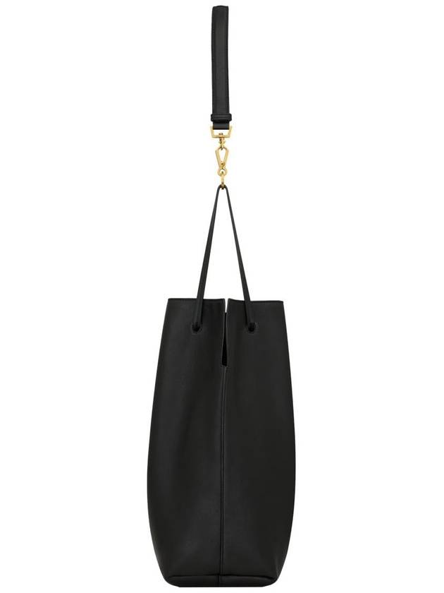 Paris VII Pochon Lambskin Tote Bag Black - SAINT LAURENT - BALAAN 5