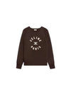 Triomphe Cotton Fleece Sweatshirt Kakao - CELINE - BALAAN 3