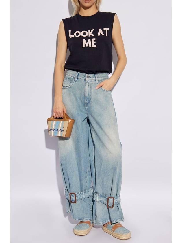 JW Anderson Wide-leg Jeans, Women's, Blue - JW ANDERSON - BALAAN 2