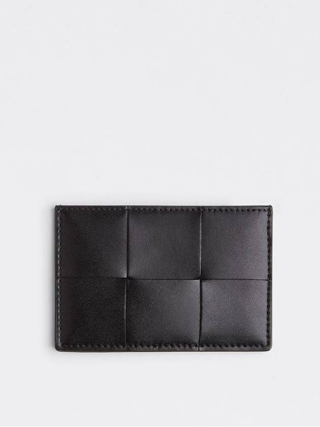 Intrecciato Leather Card Wallet Black - BOTTEGA VENETA - BALAAN 2